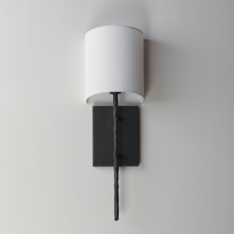 Maxim 21840WTBS Martel 1 Light Wall Sconce | Blacksmith