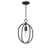 Maxim 21841BS Martel 1 Light Mini Pendant | Blacksmith