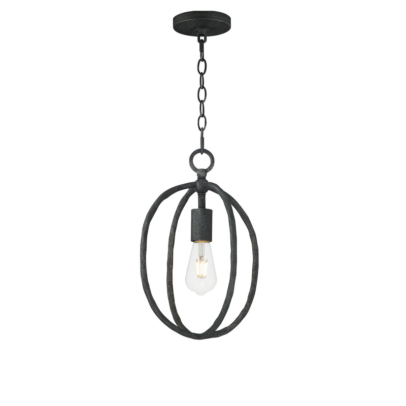 Maxim 21841BS Martel 1 Light Mini Pendant | Blacksmith