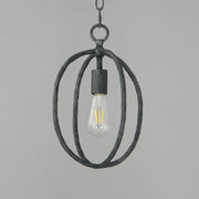 Maxim 21841BS Martel 1 Light Mini Pendant | Blacksmith