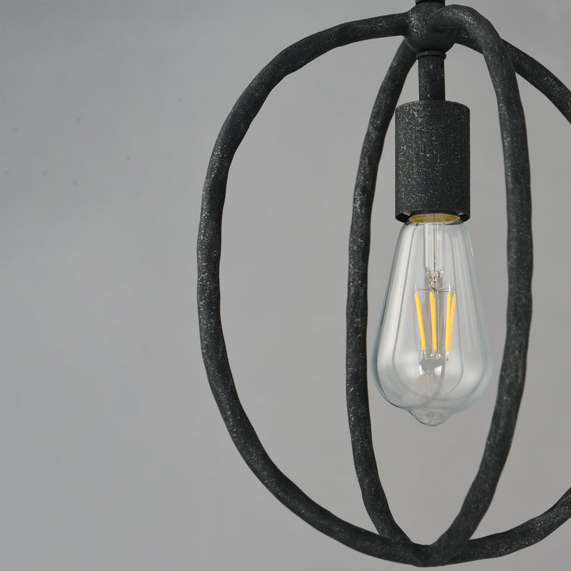Maxim 21841BS Martel 1 Light Mini Pendant | Blacksmith