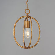 Maxim 21841EG Martel 1 Light Mini Pendant | Etruscan Gold