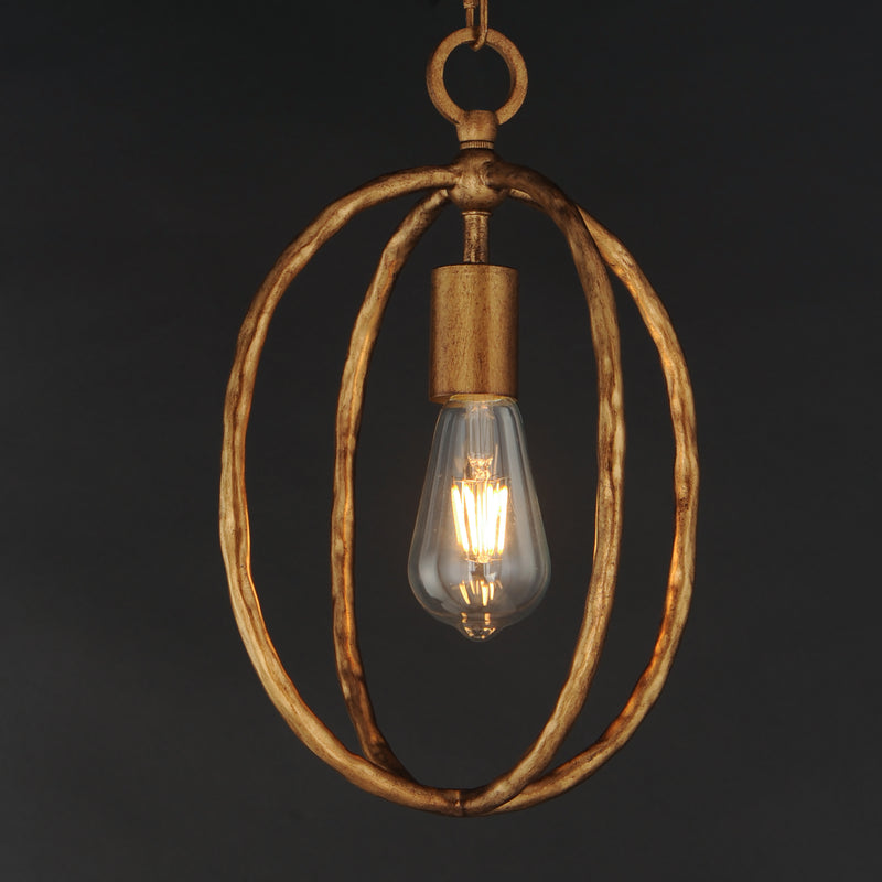 Maxim 21841EG Martel 1 Light Mini Pendant | Etruscan Gold