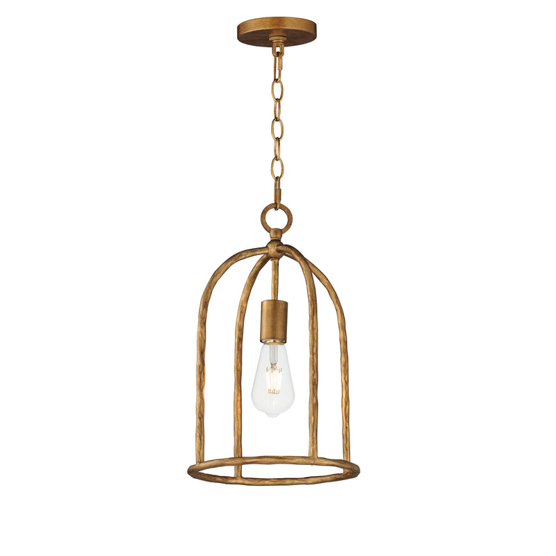 Maxim 21842EG Martel 1 Light Pendant | Etruscan Gold