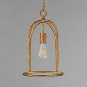 Maxim 21842EG Martel 1 Light Pendant | Etruscan Gold