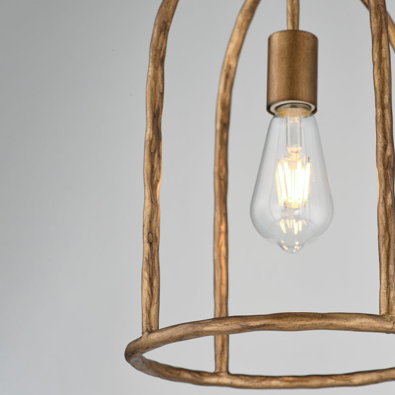 Maxim 21842EG Martel 1 Light Pendant | Etruscan Gold
