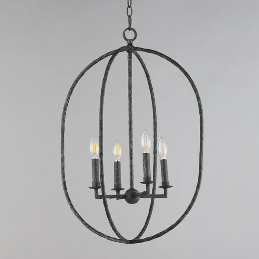 Maxim 21843BS Martel 4 Light Pendant | Blacksmith