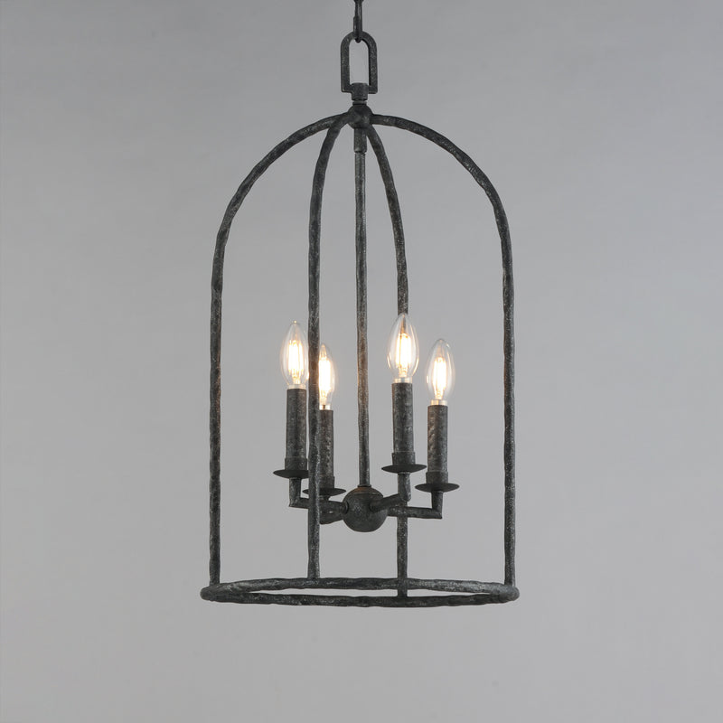 Maxim 21844BS Martel 4 Light Pendant | Blacksmith