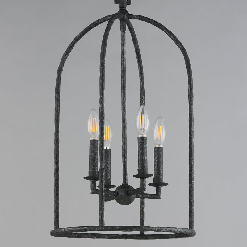 Maxim 21844BS Martel 4 Light Pendant | Blacksmith