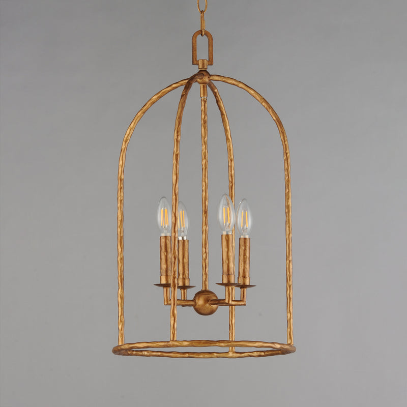 Maxim 21844EG Martel 4 Light Pendant | Etruscan Gold