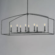 Maxim 21848BS Martel 8 Light Linear Chandelier | Blacksmith