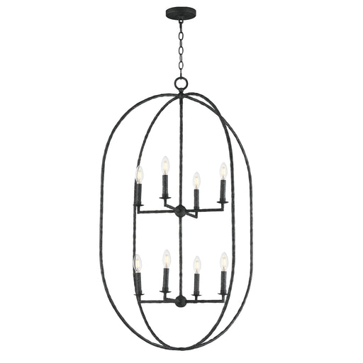 Maxim 21849BS Martel 8 Light Pendant | Blacksmith