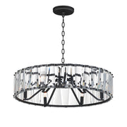 Maxim 21866BCBK Odeon 6 Light Chandelier | Black
