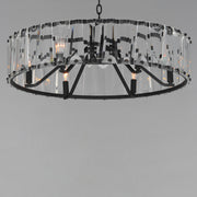 Maxim 21866BCBK Odeon 6 Light Chandelier | Black