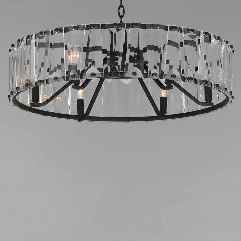 Maxim 21866BCBK Odeon 6 Light Chandelier | Black