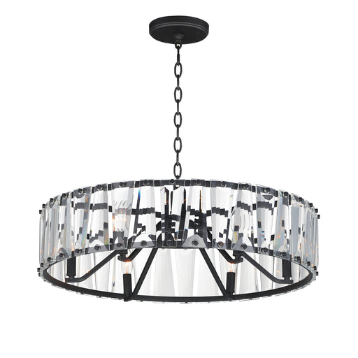 Maxim 21866BCBK Odeon 6 Light Chandelier | Black