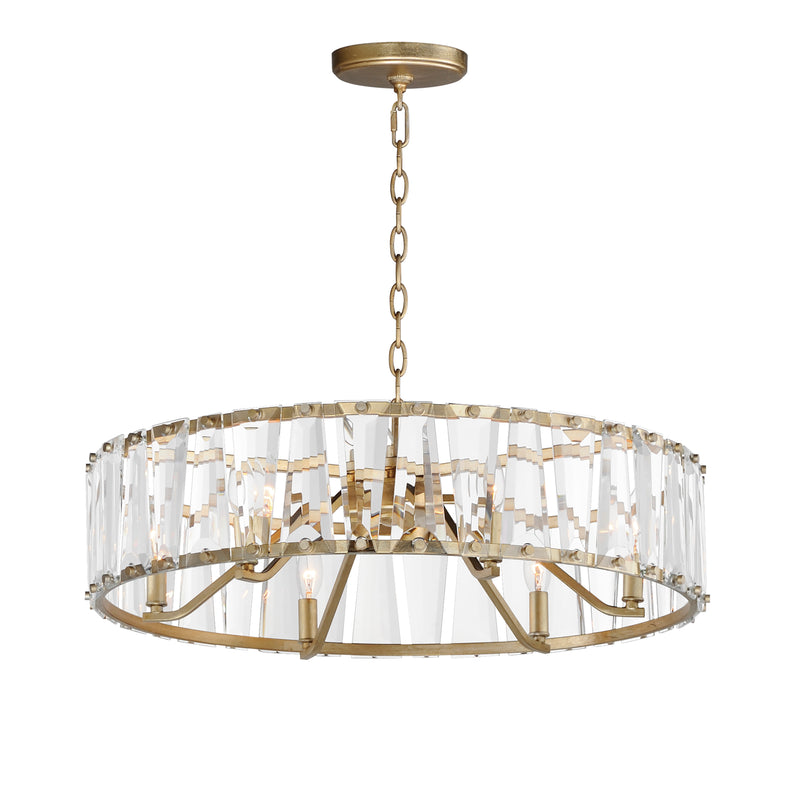 Maxim 21866BCGS Odeon 6 Light Chandelier | Golden Silver