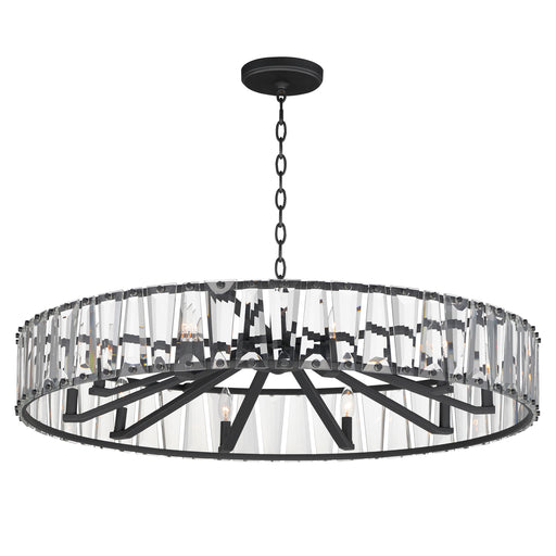 Maxim 21869BCBK Odeon 10 Light Chandelier | Black