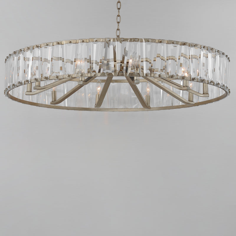 Maxim 21869BCGS Odeon 10 Light Chandelier | Golden Silver