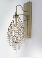 Maxim 22001BCGS Twirl 1 Light Wall Sconce | Golden Silver