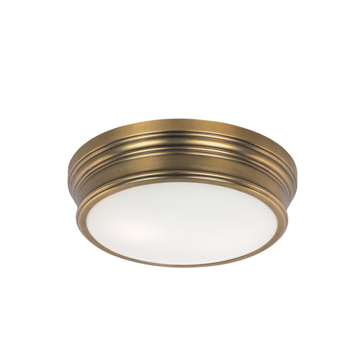 Maxim 22370SWNAB Fairmont 2 Light Flush Mount | Natural Aged Brass