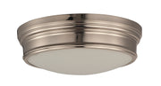 Maxim 22371SWNAB Fairmont 3 Light Flush Mount | Natural Aged Brass