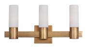 Maxim 22413SWNAB Contessa 3 Light Bath Vanity | Natural Aged Brass