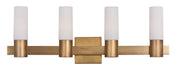 Maxim 22414SWNAB Contessa 4 Light Bath Vanity | Natural Aged Brass