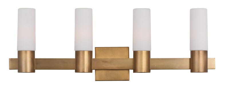 Maxim 22414SWNAB Contessa 4 Light Bath Vanity | Natural Aged Brass