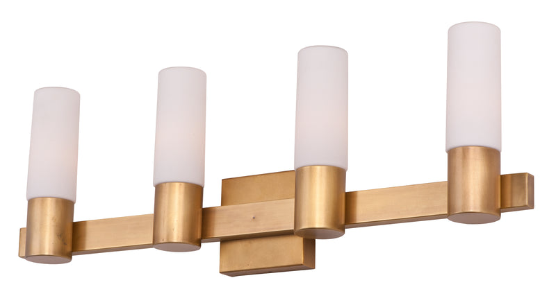 Maxim 22414SWNAB Contessa 4 Light Bath Vanity | Natural Aged Brass