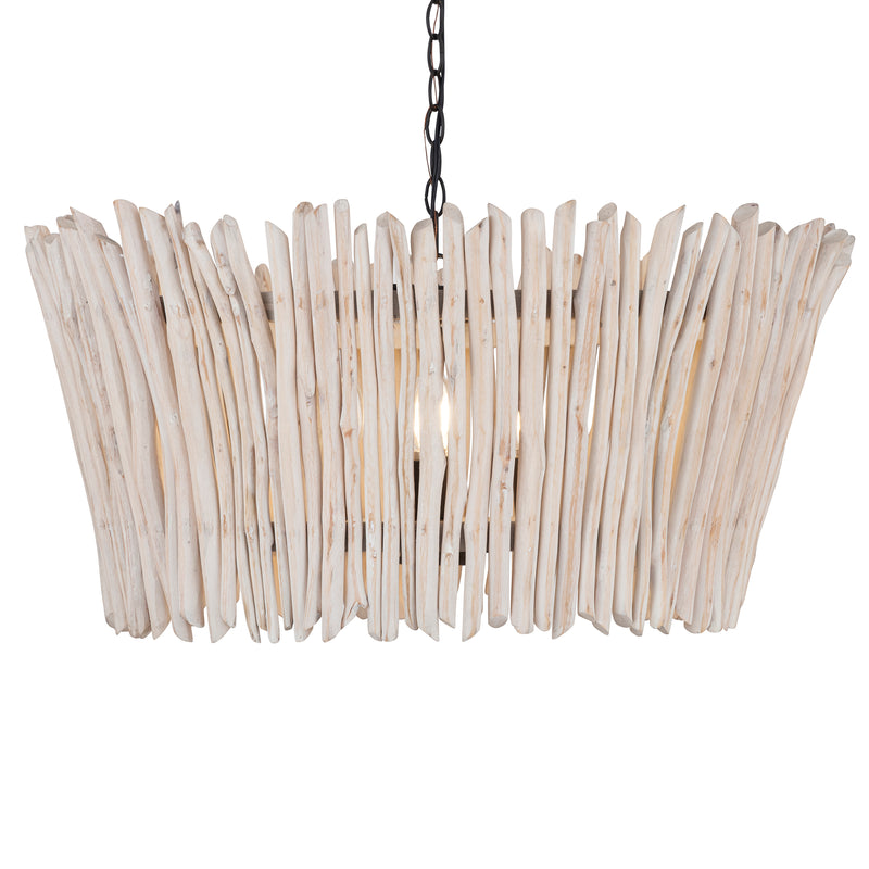 Maxim 22424WWTBZ Baywood 24" DriftWood Chandelier | Textured Bronze