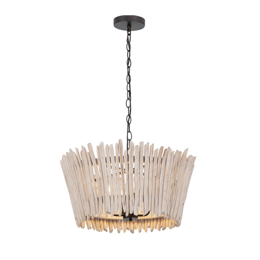 Maxim 22424WWTBZ Baywood 24" DriftWood Chandelier | Textured Bronze
