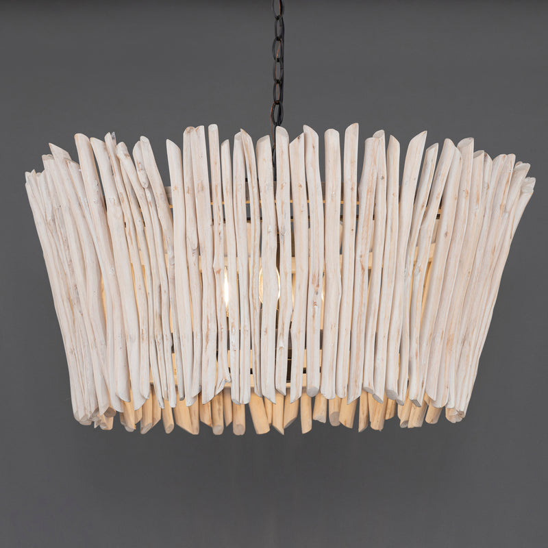Maxim 22426WWTBZ Baywood 30" DriftWood Chandelier | Textured Bronze