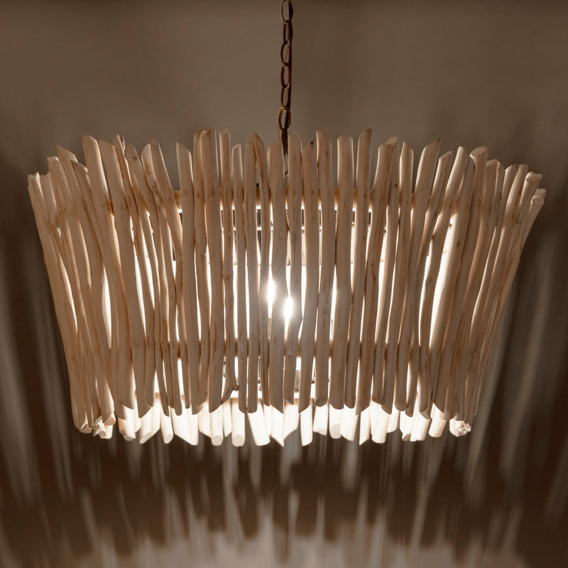 Maxim 22426WWTBZ Baywood 30" DriftWood Chandelier | Textured Bronze