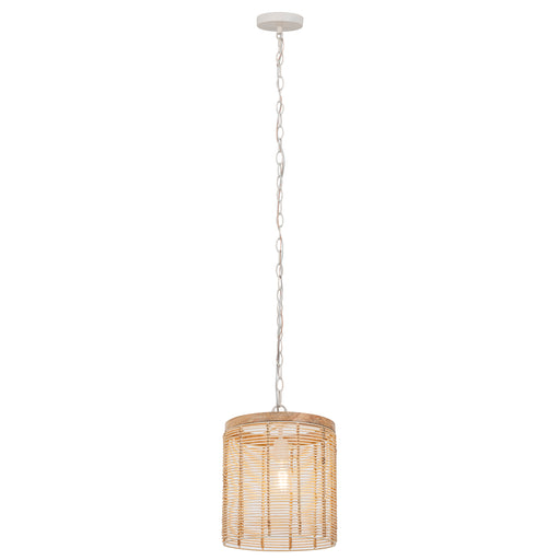 Maxim 22441NAEC Vannerie 1 Light Mini Pendant | Ecru