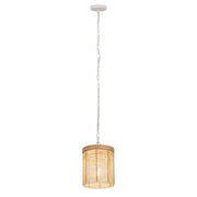Maxim 22442NAEC Vannerie 1 Light Large Pendant | Ecru