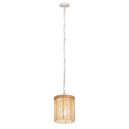 Maxim 22442NAEC Vannerie 1 Light Large Pendant | Ecru