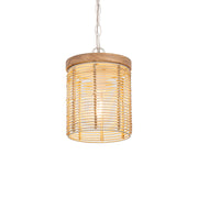 Maxim 22442NAEC Vannerie 1 Light Large Pendant | Ecru