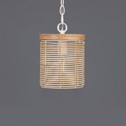 Maxim 22442NAEC Vannerie 1 Light Large Pendant | Ecru