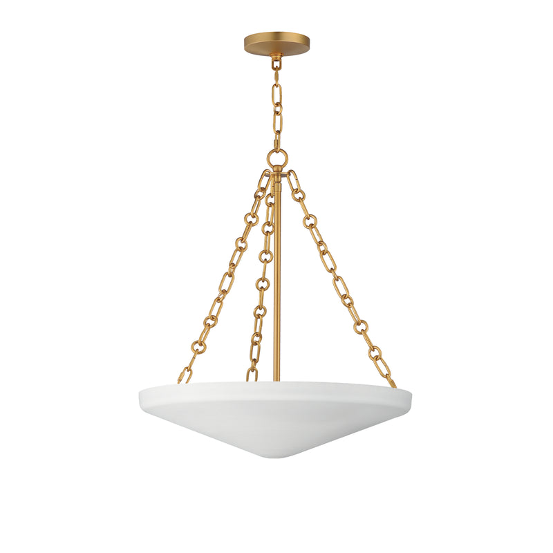 Maxim 22454WTNAB Artemis 4 Light Pendant | Natural Aged Brass