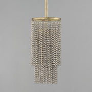 Maxim 22461WWDGS Fontaine 1 Light Pendant | Golden Silver