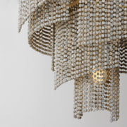 Maxim 22467WWDGS Fontaine 7 Light Chandelier | Golden Silver