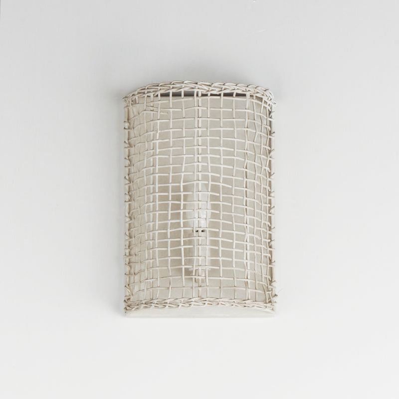 Maxim 22471WWT Cestino 1 Light Wall Sconce | Weathered White