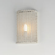 Maxim 22471WWT Cestino 1 Light Wall Sconce | Weathered White