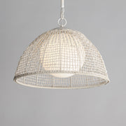 Maxim 22472WWT Cestino 1 Light Pendant | Weathered White