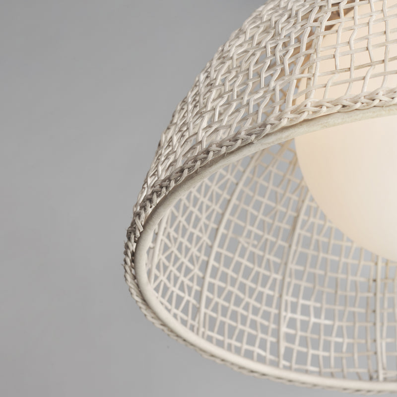 Maxim 22472WWT Cestino 1 Light Pendant | Weathered White