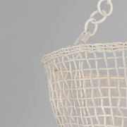 Maxim 22473WWT Cestino 4 Light Pendant | Weathered White