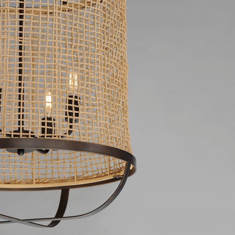 Maxim 22474NAANB Cestino 19" Pendant | Antique Bronze