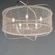 Maxim 22475WWT Cestino 30" Pendant | Weathered White