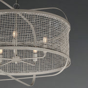 Maxim 22475WWT Cestino 30" Pendant | Weathered White